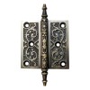 3" x 3" Brass Decorative Hinge 